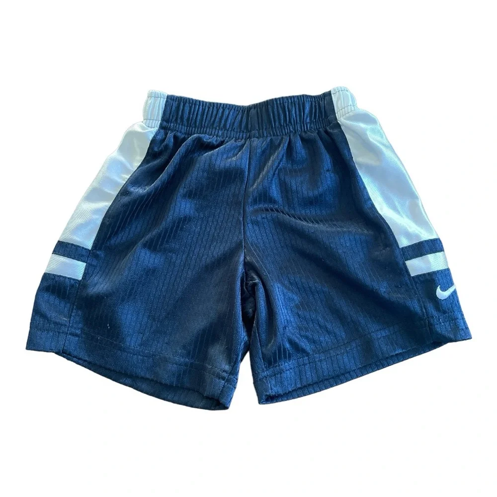 Nike Kids Blue and White Shorts